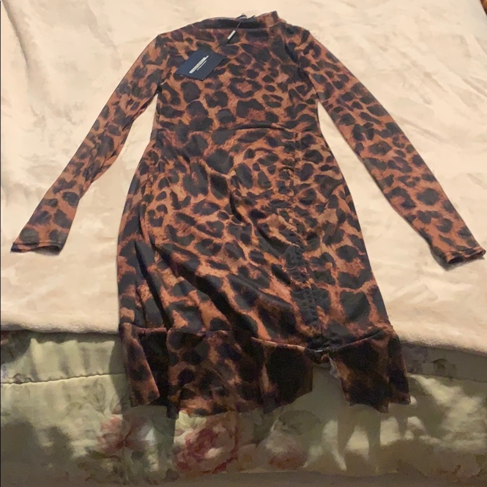 Leopard print dress